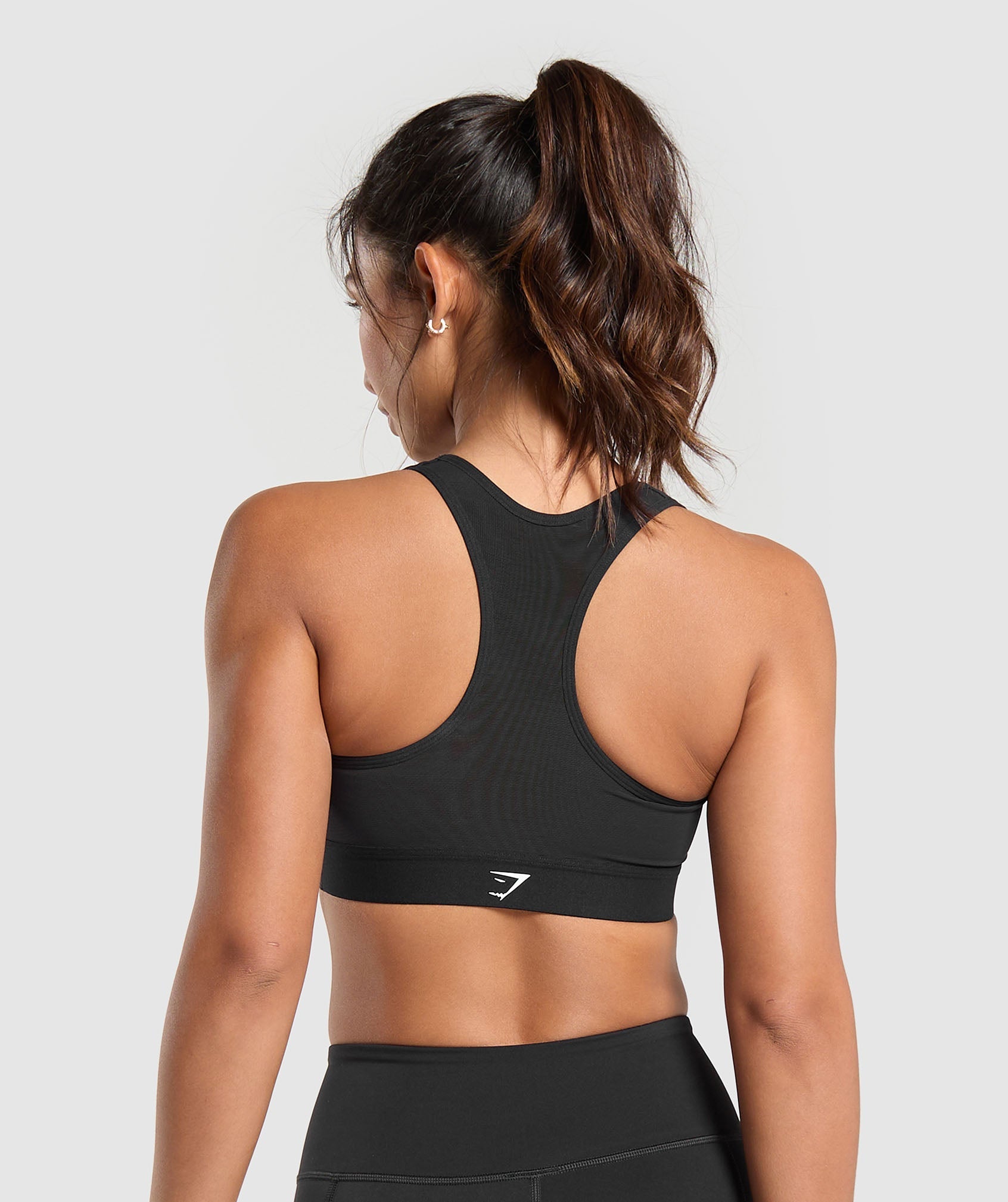 Lightweight High Support Sports Bra - Black