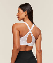 Alpha High Support Sports Bra - White