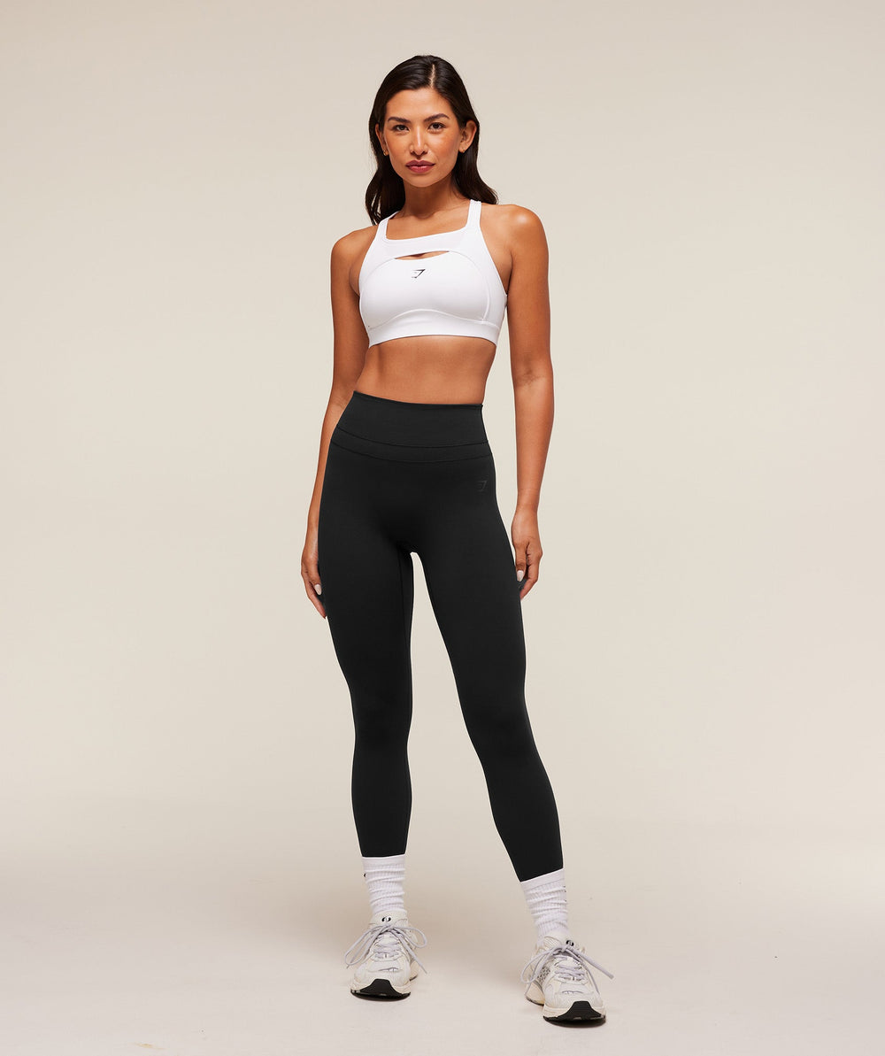 Alpha High Support Sports Bra - White