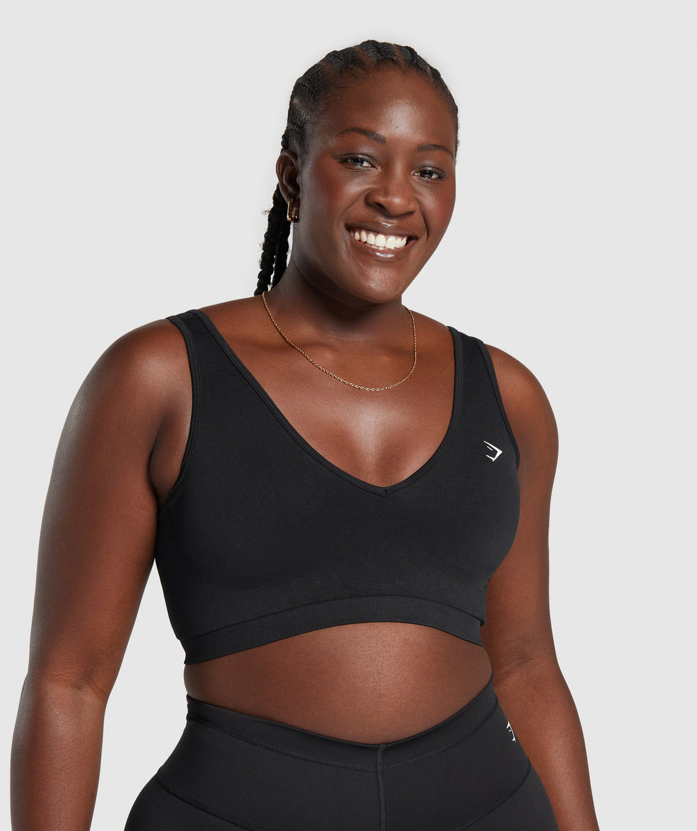 Everyday Seamless Sports Bra - Black