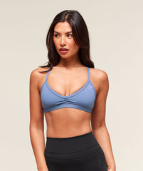 Minimal Sports Bra - Worn Blue