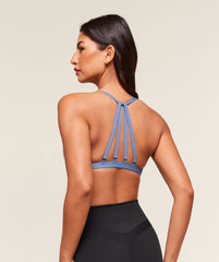 Minimal Sports Bra - Worn Blue