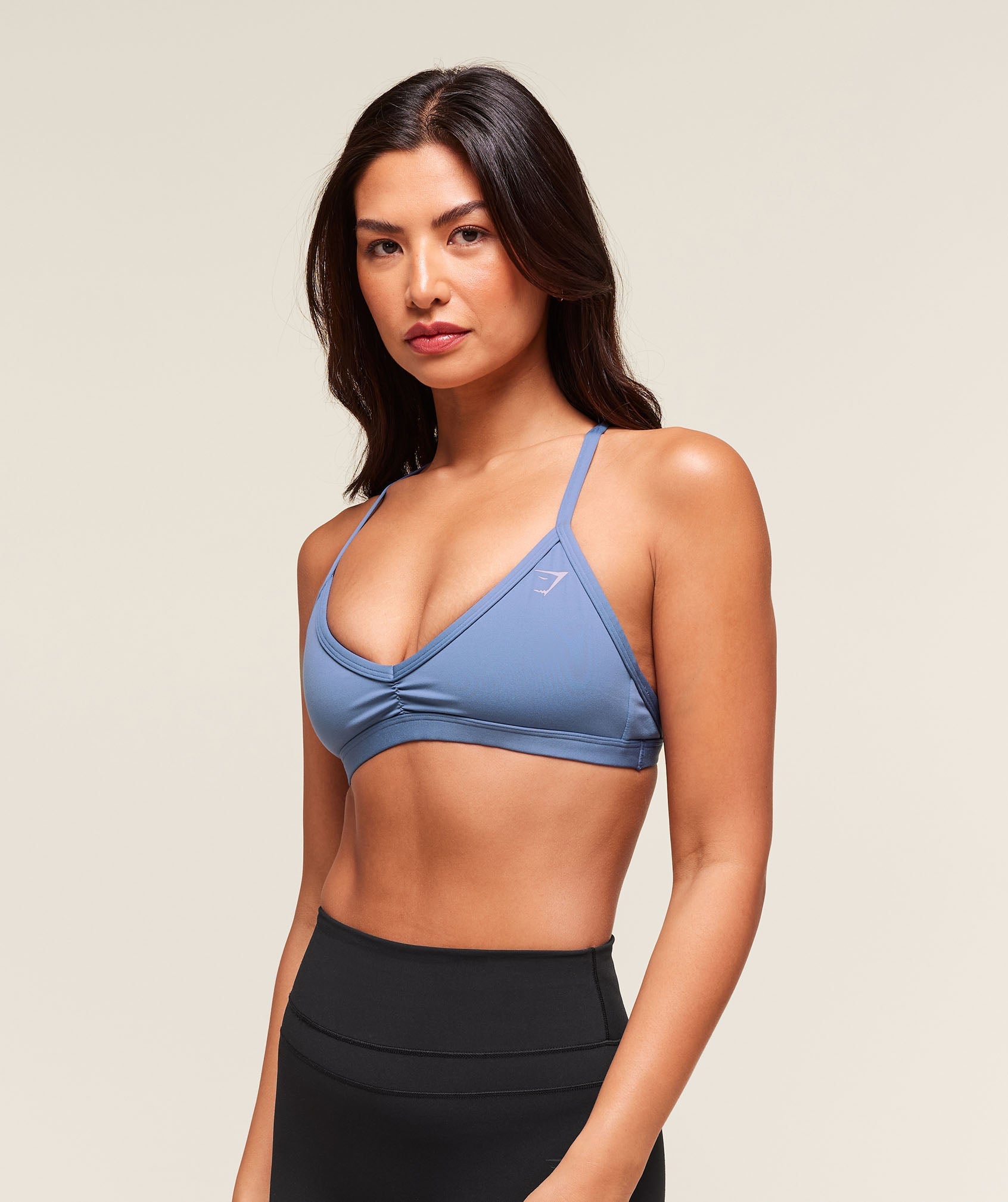 Minimal Sports Bra - Worn Blue