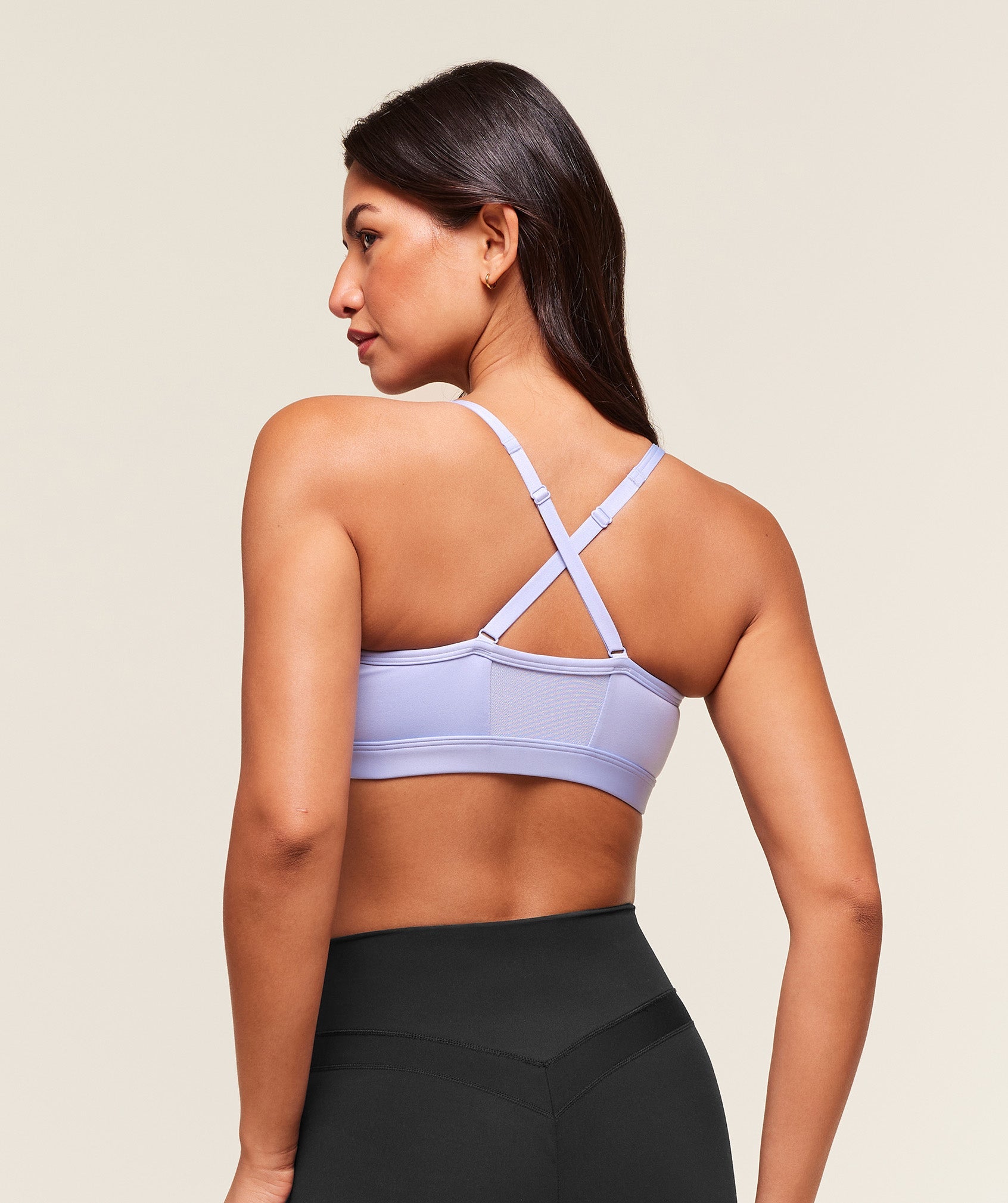 Ruched Sports Bra - Peri Blue