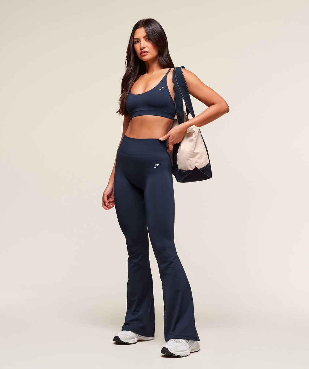 Everyday Seamless Racerback Sports Bra - Navy