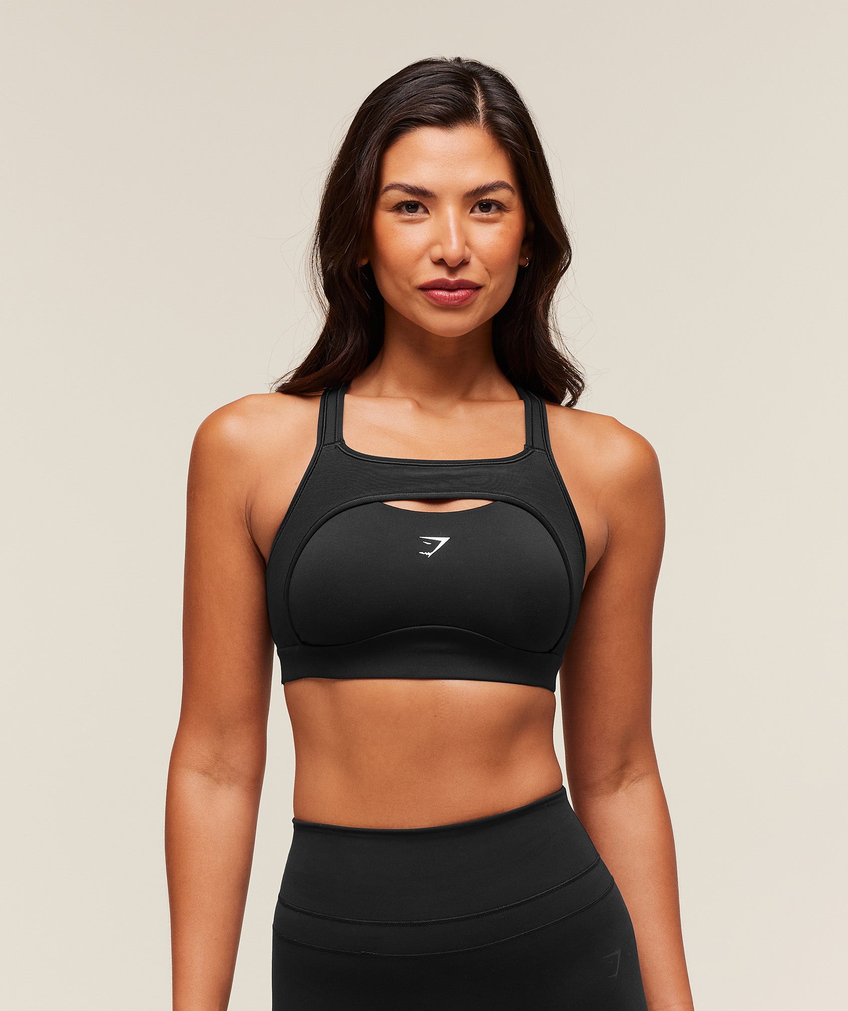 Alpha High Support Sports Bra - Black