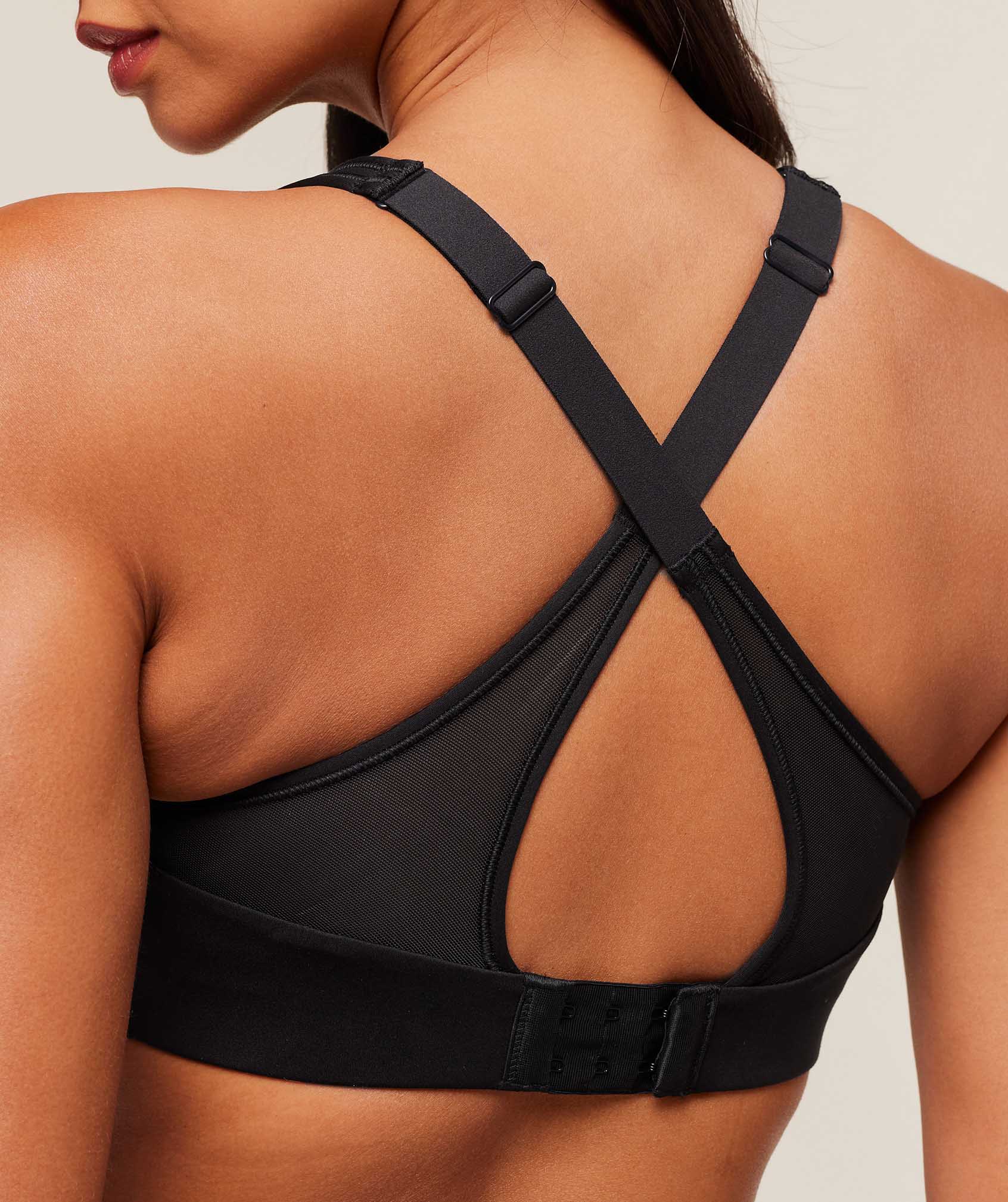Alpha High Support Sports Bra - Black