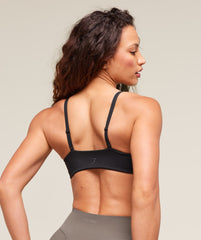 Twist Front Bralette - Black