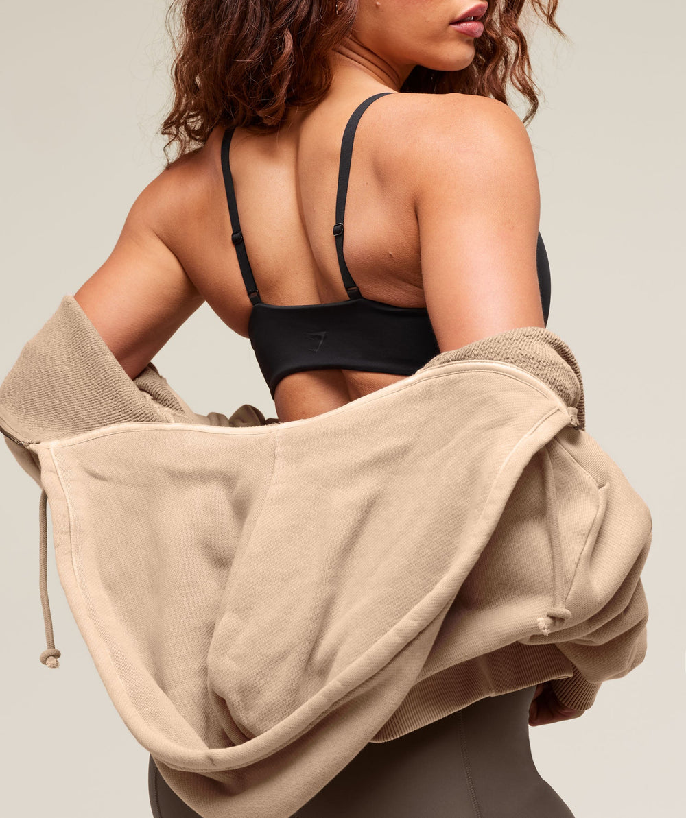 Twist Front Bralette - Black
