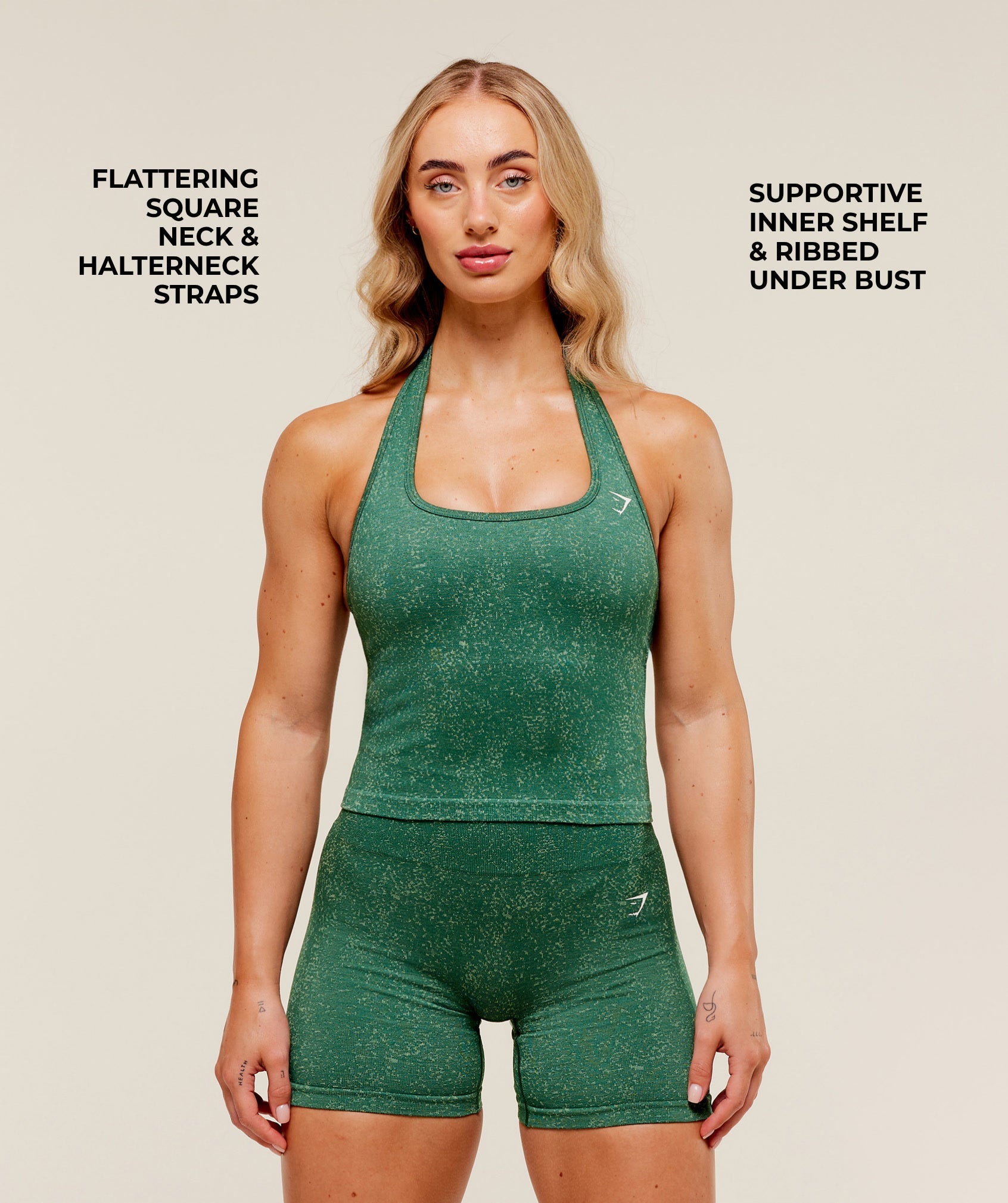 Adapt Fleck x Whitney Tank With Shelf - Lift Green/Clay Green