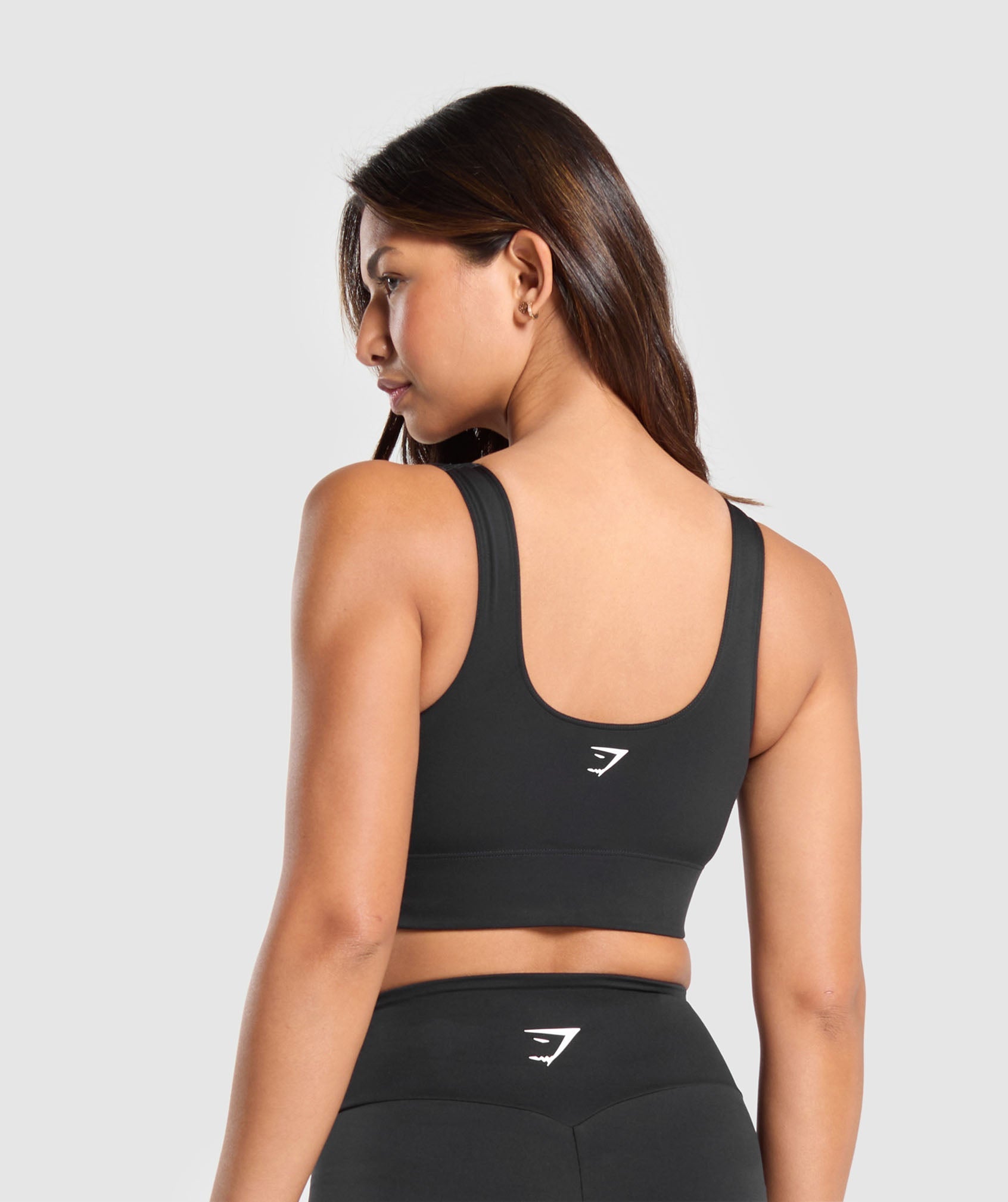 Longline Sports Bra - Black