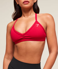 Minimal Sports Bra - Carmine Red