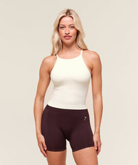Everyday Seamless Tank With Shelf - Soft White