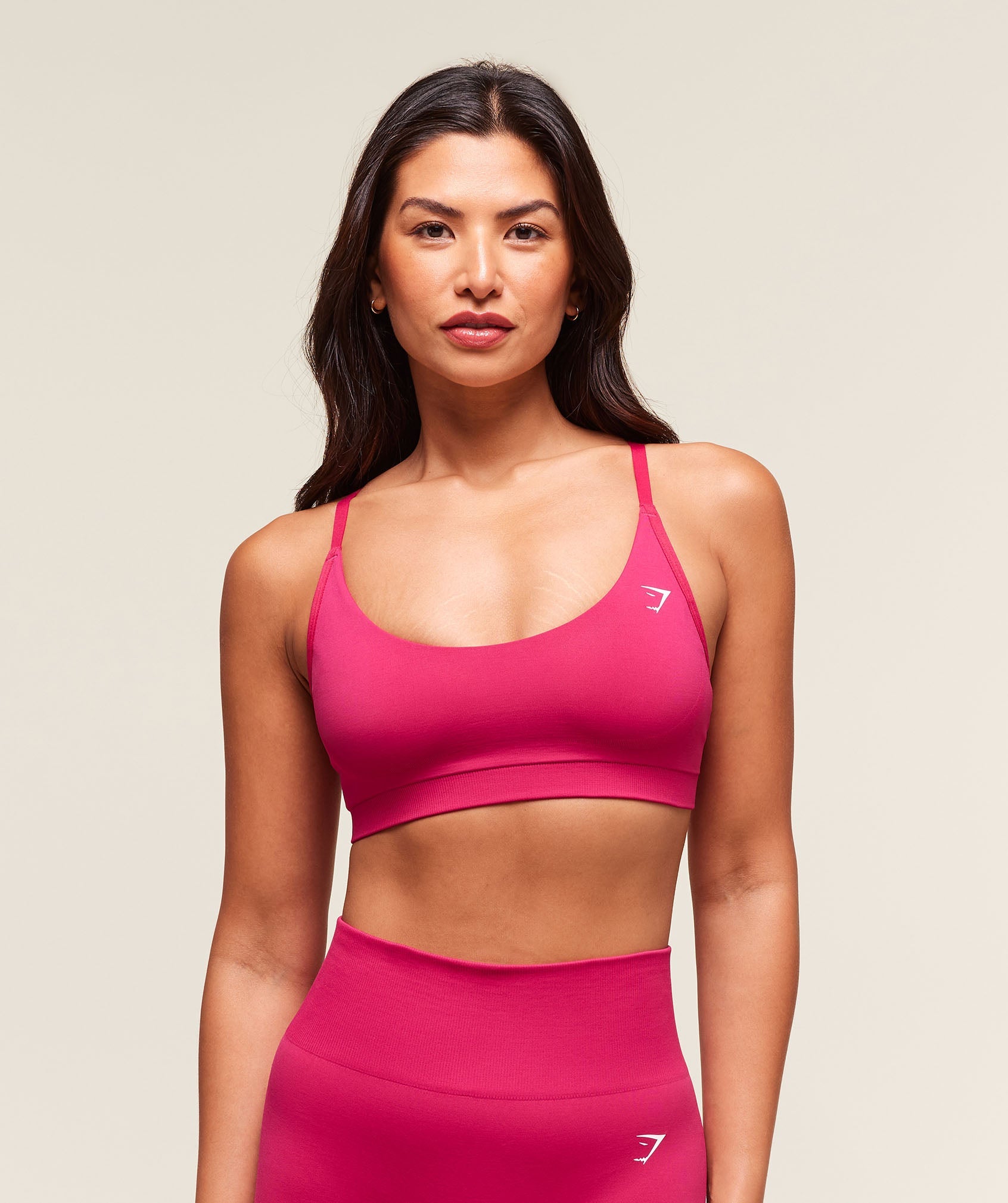 Everyday Seamless Racerback Sports Bra - Build Pink