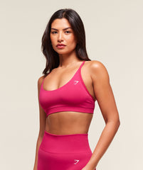 Everyday Seamless Racerback Sports Bra - Build Pink