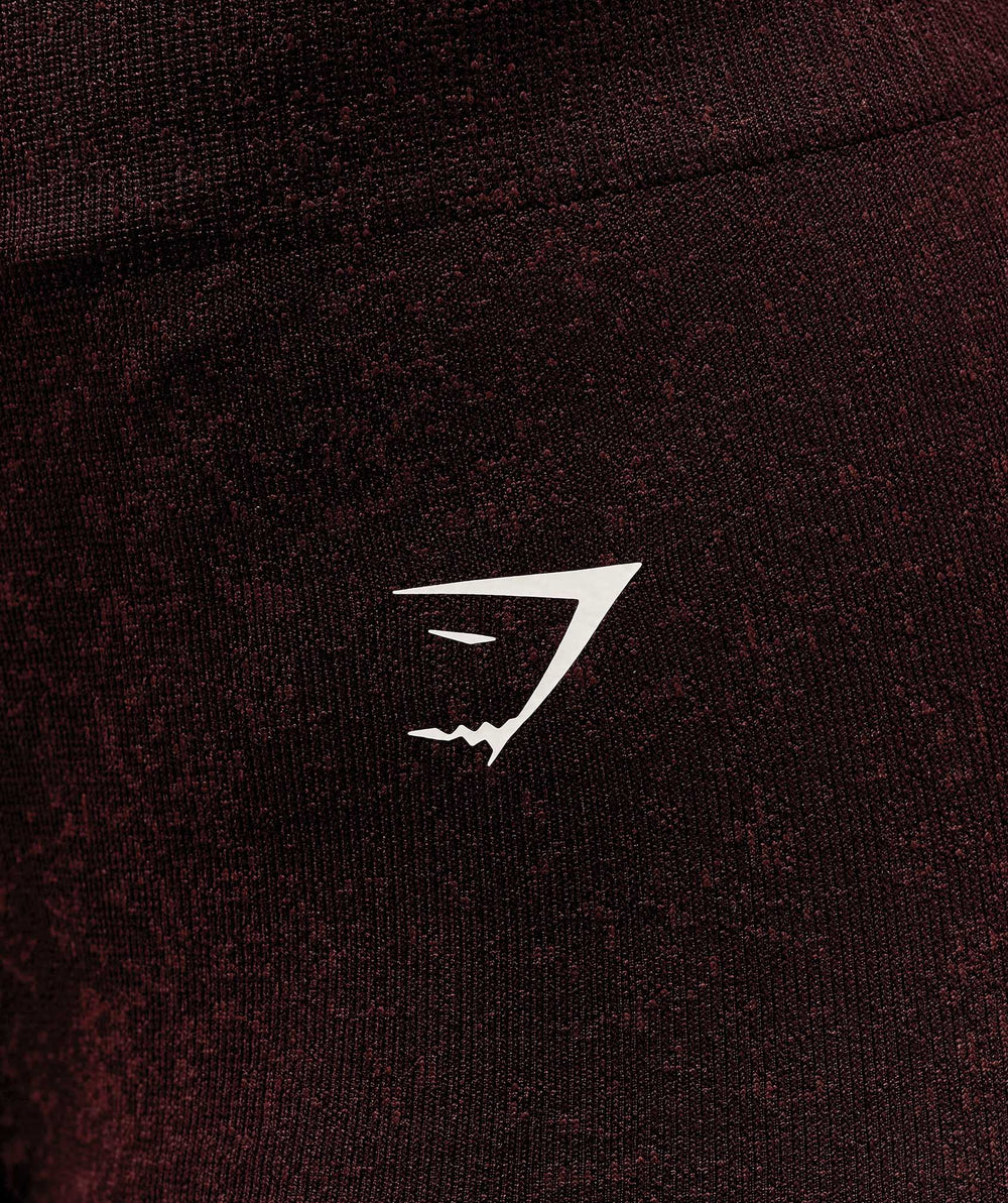 Adapt Fleck x Whitney Seamless Shorts - Cherry Purple/Rich Maroon