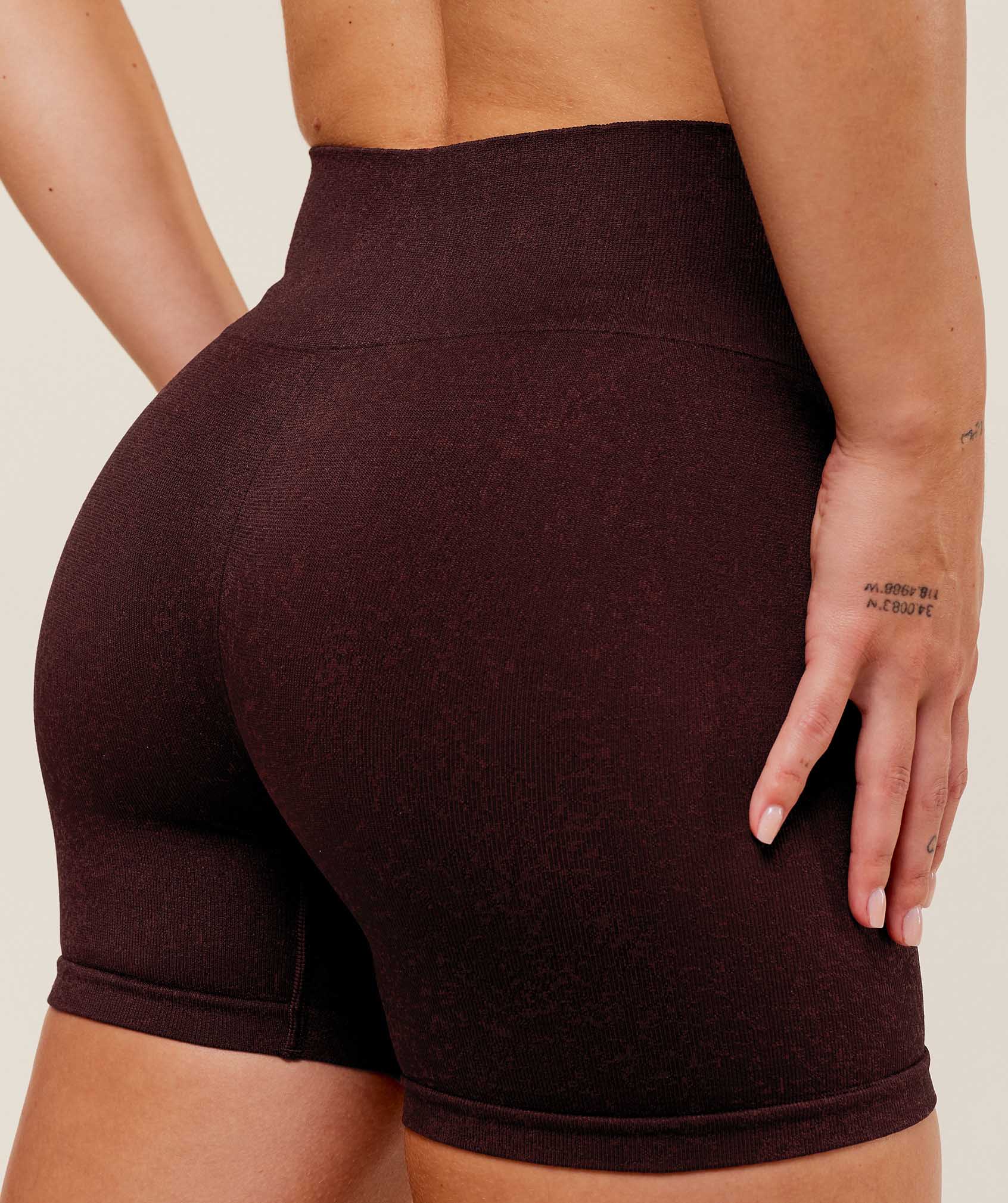 Adapt Fleck x Whitney Seamless Shorts - Cherry Purple/Rich Maroon