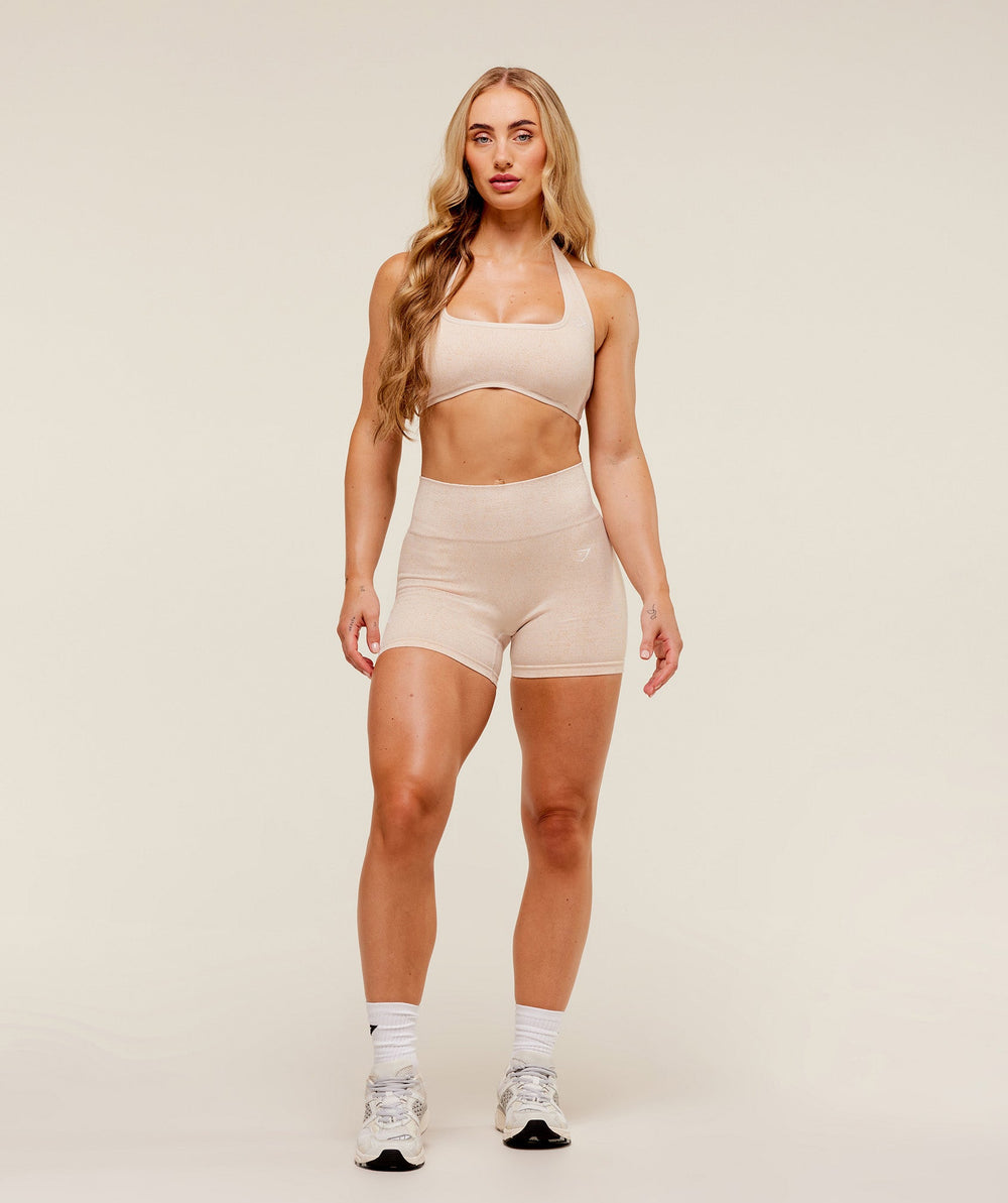 Adapt Fleck x Whitney Seamless Shorts - Coconut White