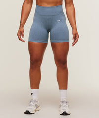 Lift Seamless Shorts - Worn Blue/Peri Blue Marl