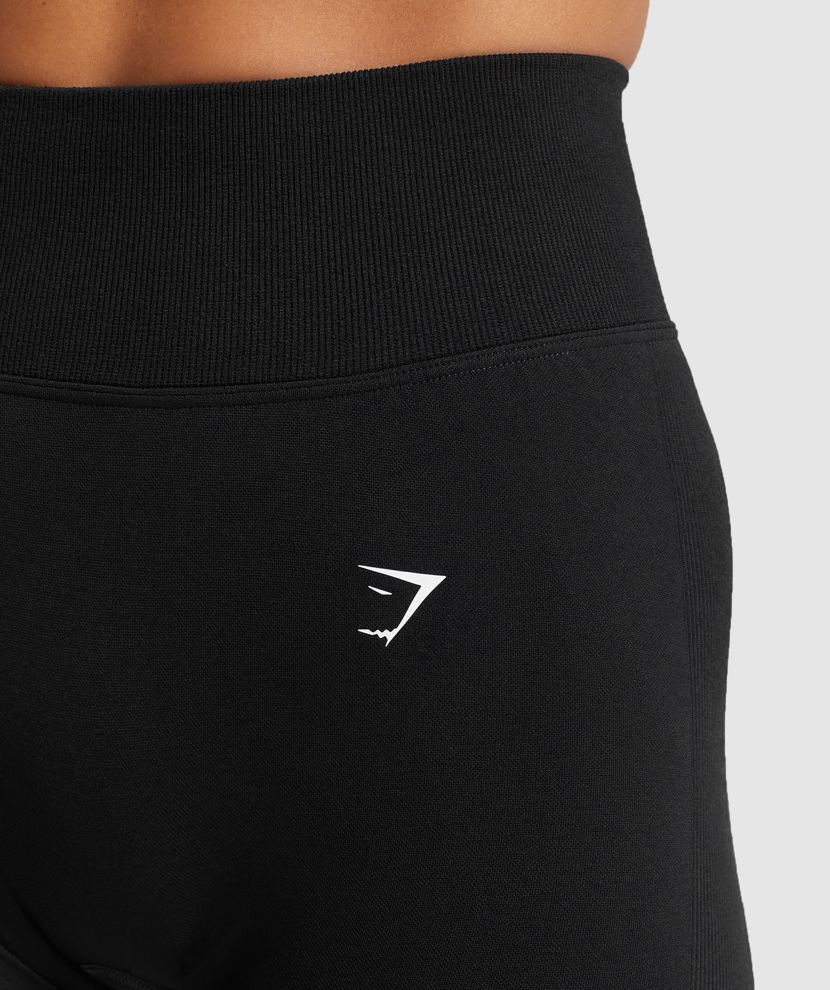 Lift Seamless Shorts - Black/Black Marl