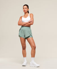 Running 2-in-1 Shorts - Celeste Blue