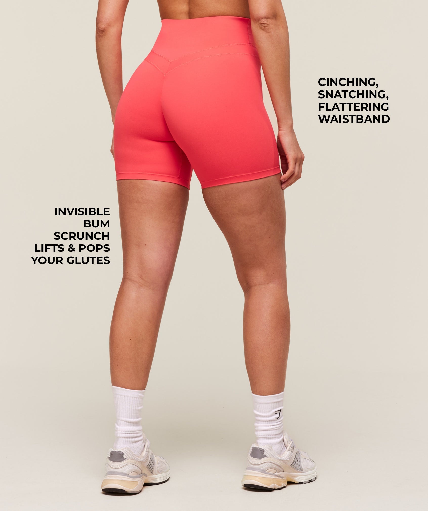 Whitney Shorts - Coral Red