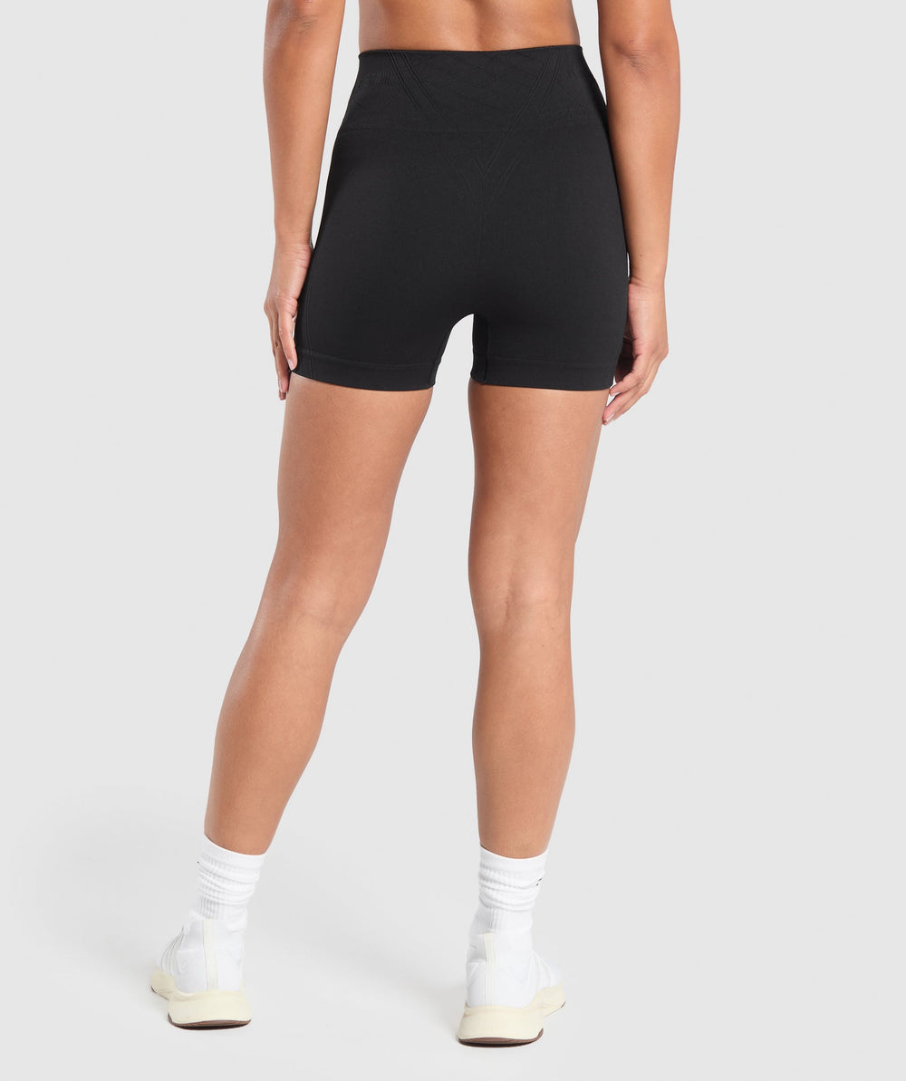 Corset Seamless Shorts - Black