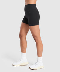 Corset Seamless Shorts - Black