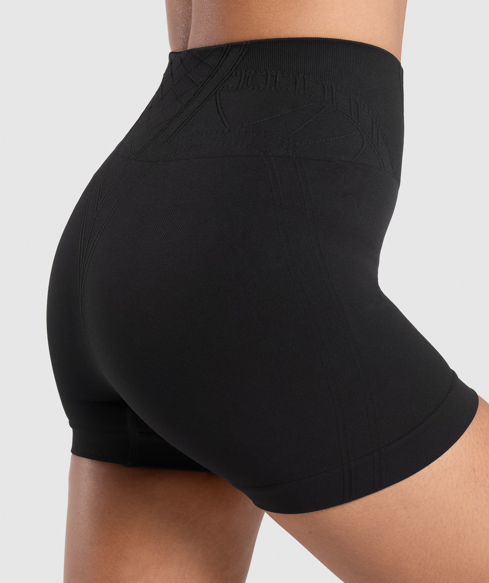 Corset Seamless Shorts - Black