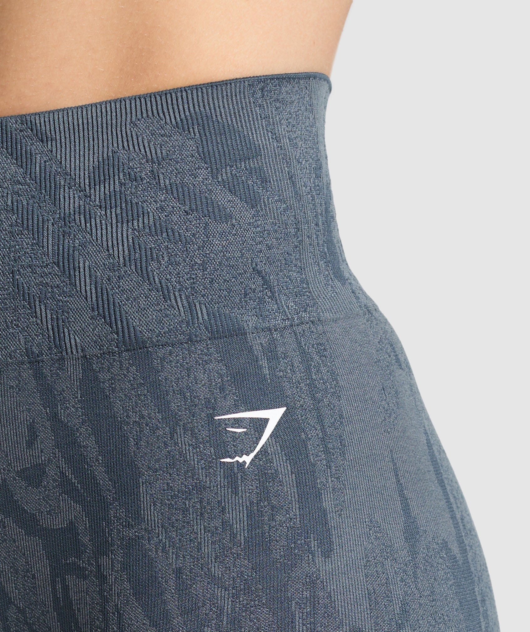 Adapt Camo Seamless Shorts - Titanium Blue/Denim Grey