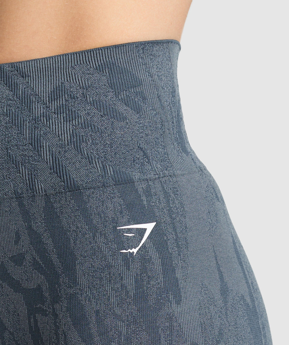 Adapt Camo Seamless Shorts - Titanium Blue/Denim Grey