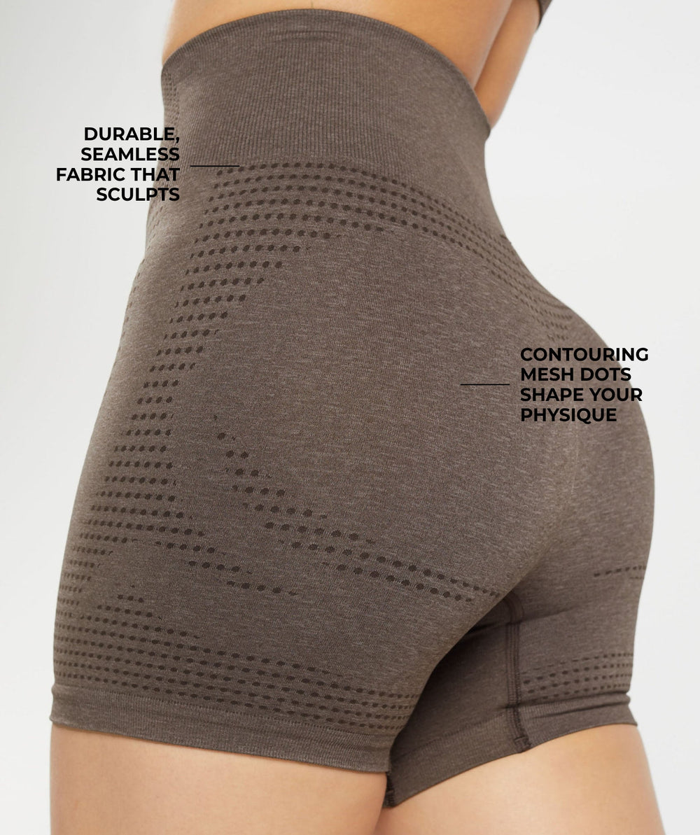 Vital Shorts - Penny Brown Marl