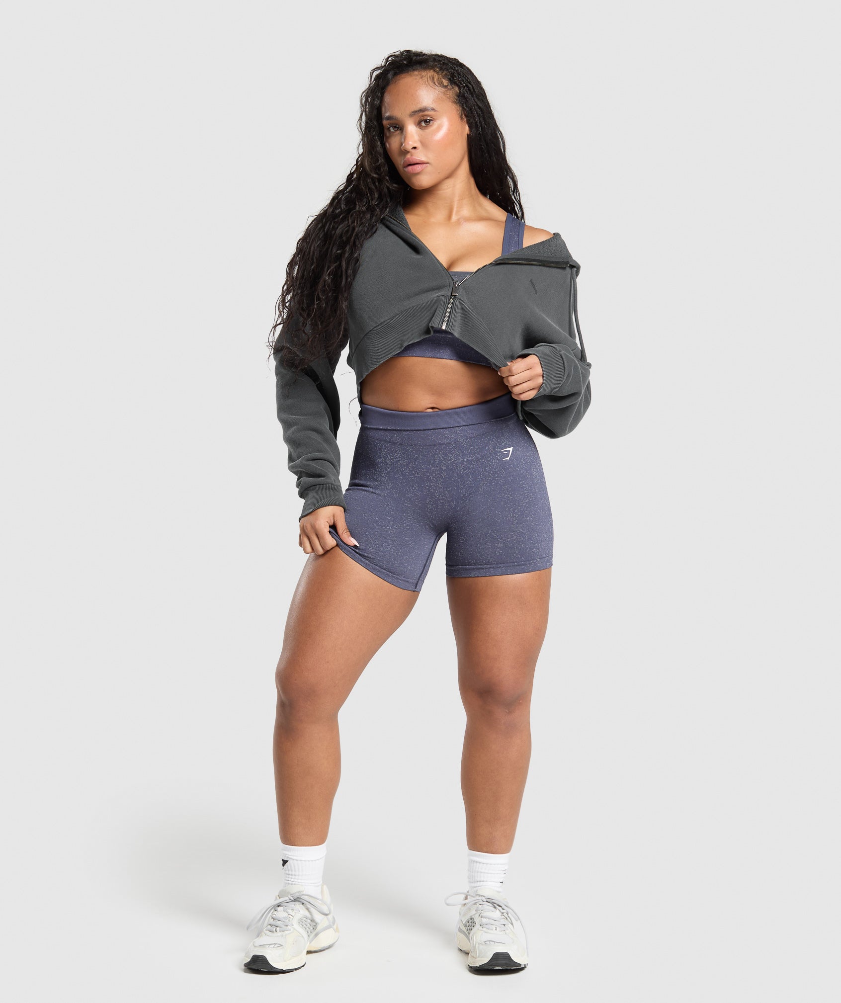 Adapt Fleck Seamless Shorts - Weighted Purple/Metal Purple