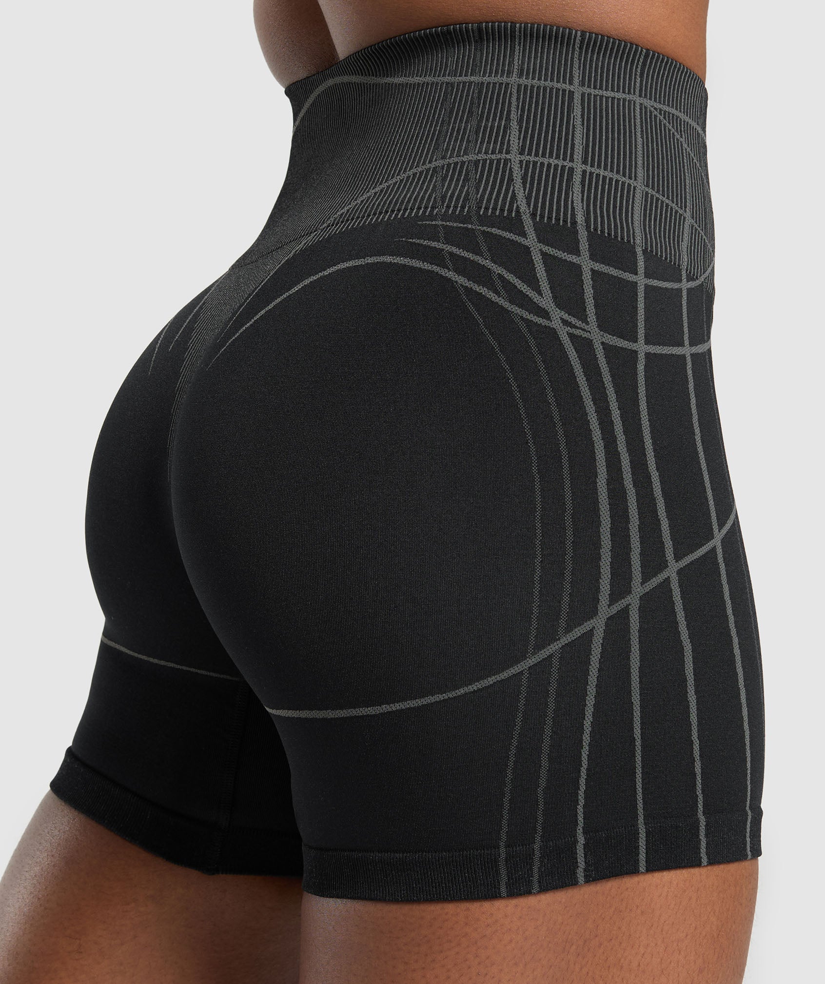 Apex Seamless Shorts - Black/Graphite Grey