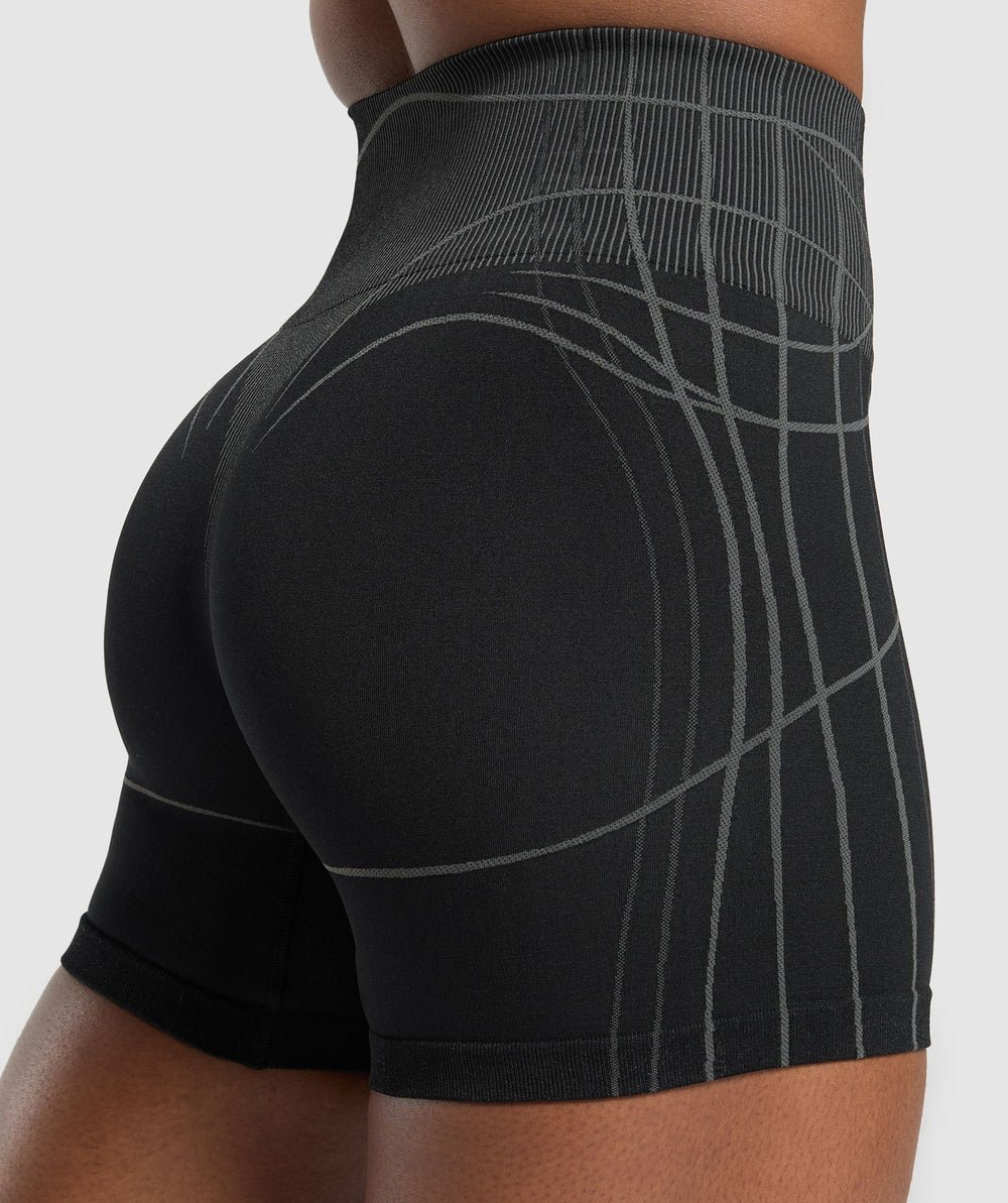 Apex Seamless Shorts - Black/Graphite Grey
