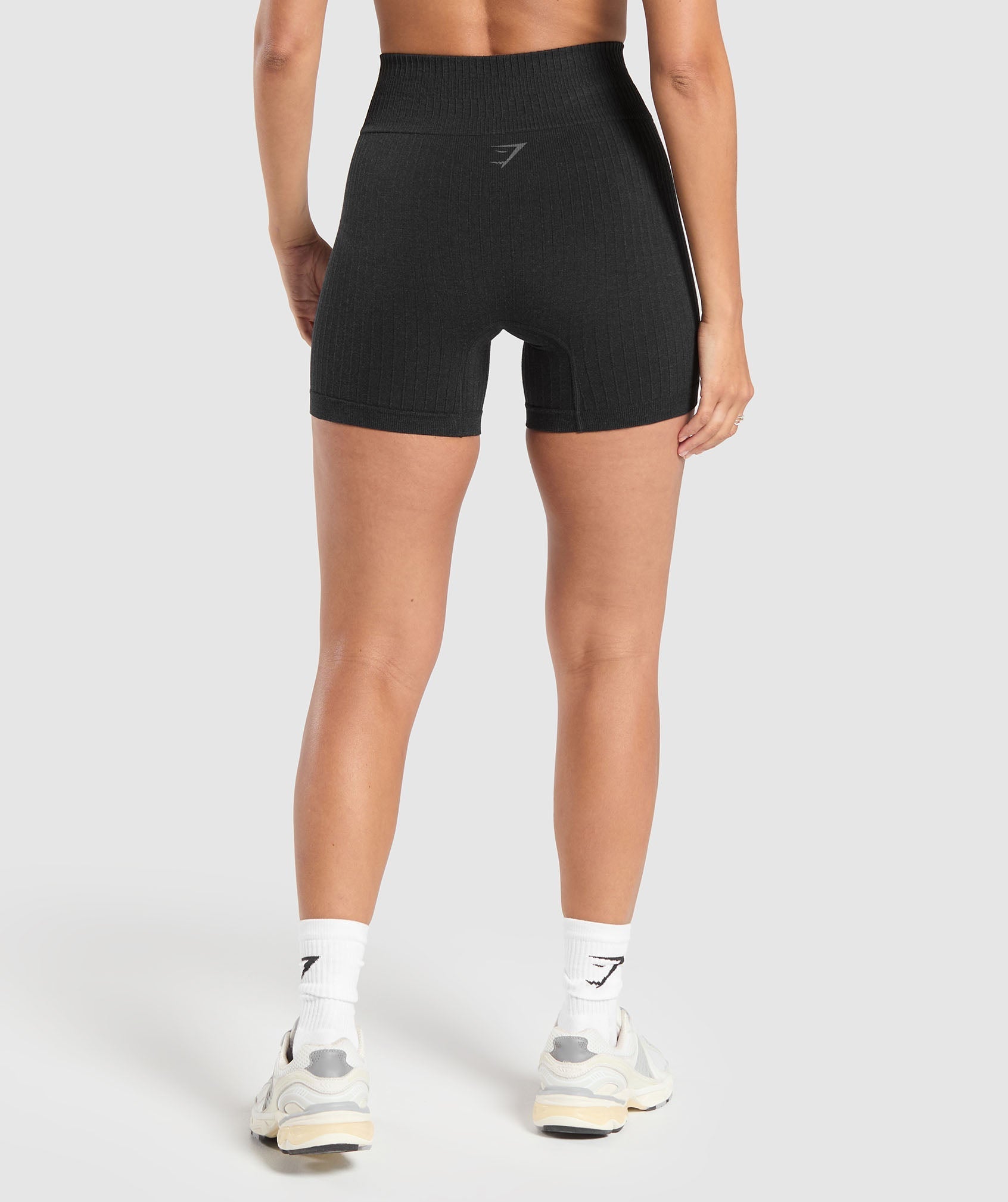 Luxe Seamless Shorts - Coal Marl
