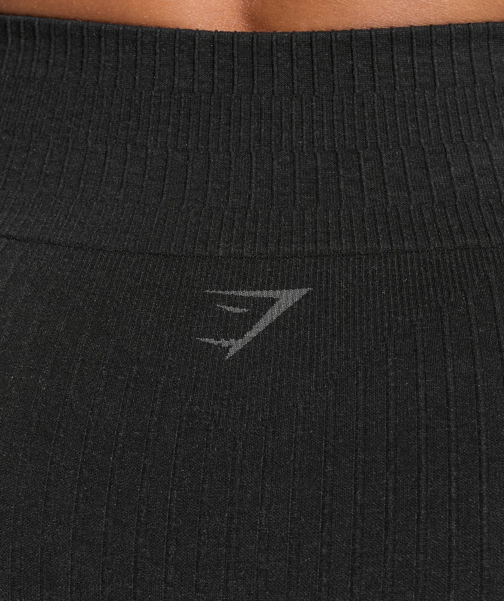 Luxe Seamless Shorts - Coal Marl