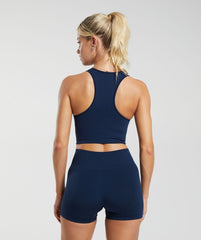 Everyday Seamless Crop Tank - Navy