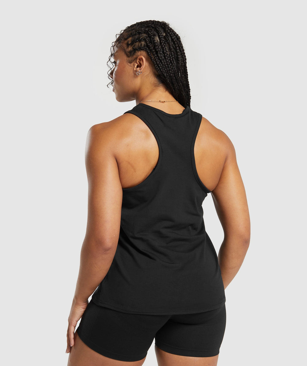 Training Cotton Tank - Black