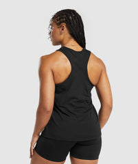 Training Cotton Tank - Black
