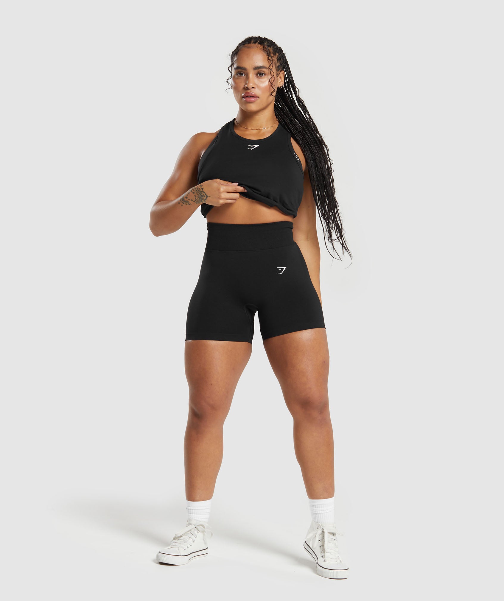 Training Cotton Tank - Black