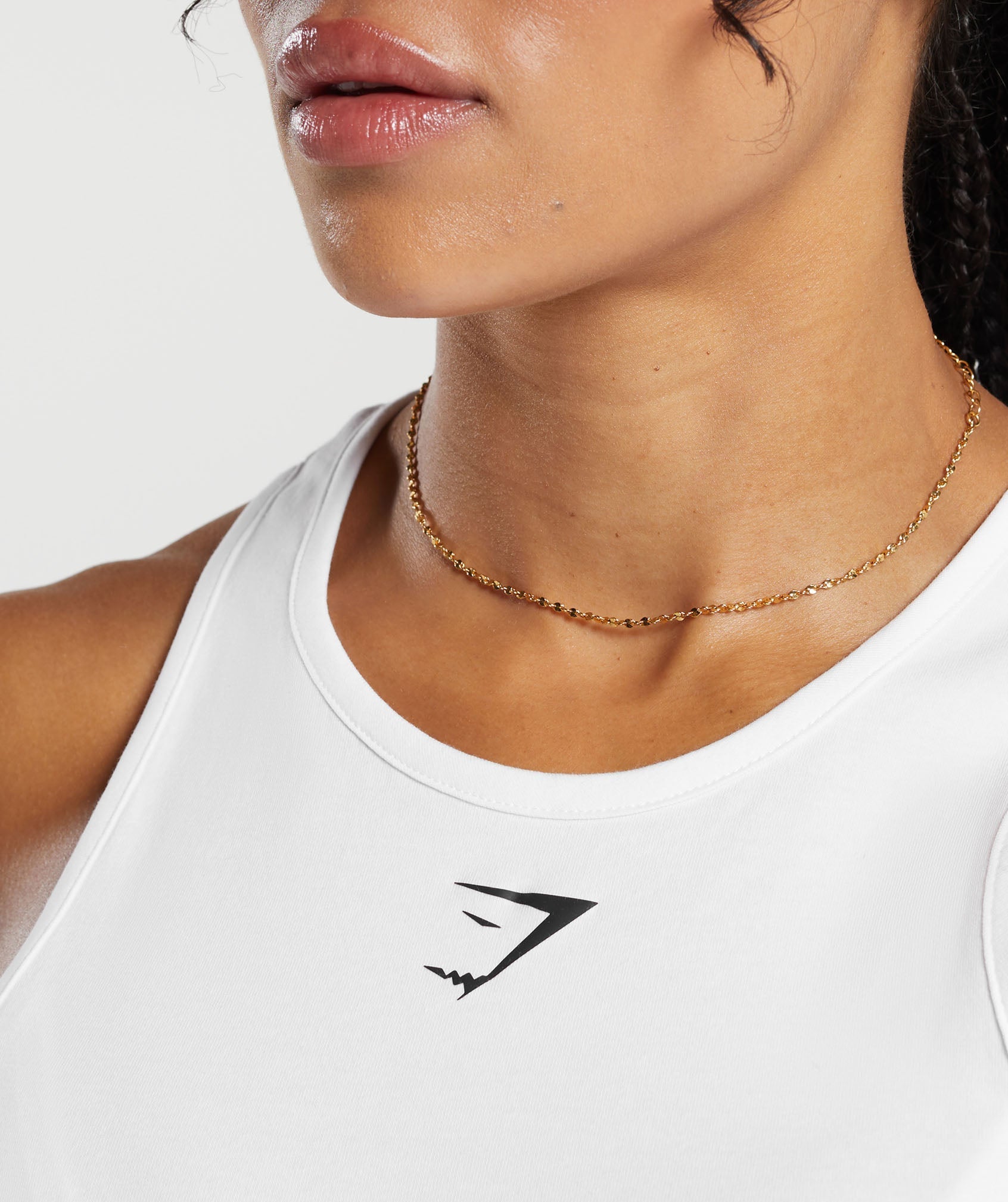 Training Cotton Tank - White