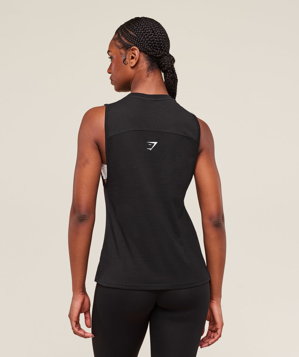 Trace Graphic Tank - Black