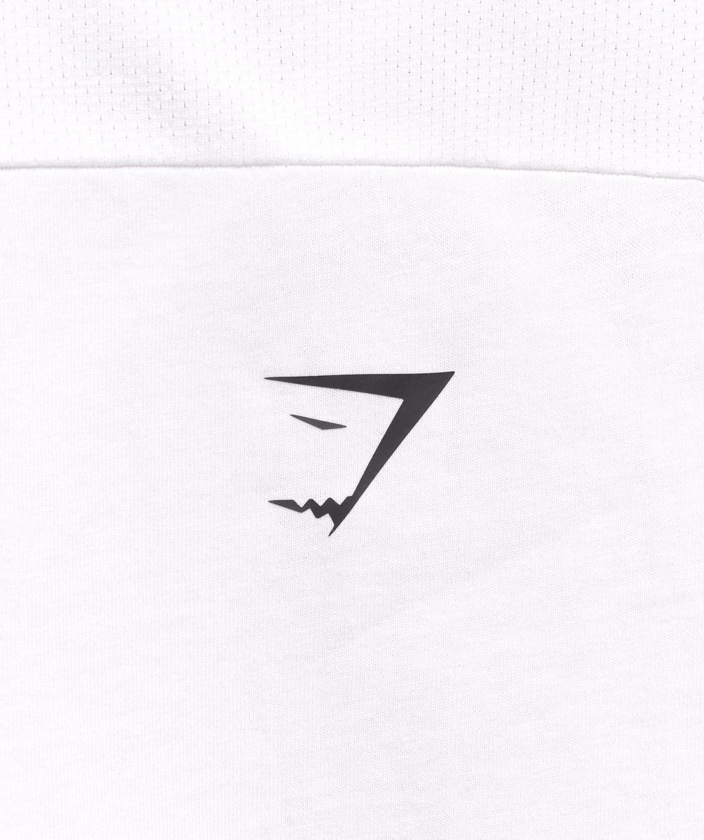 Trace Graphic Tank - White