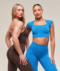 Adapt X Whitney Animal Seamless Midi Tank - Soft Brown/Archive Brown