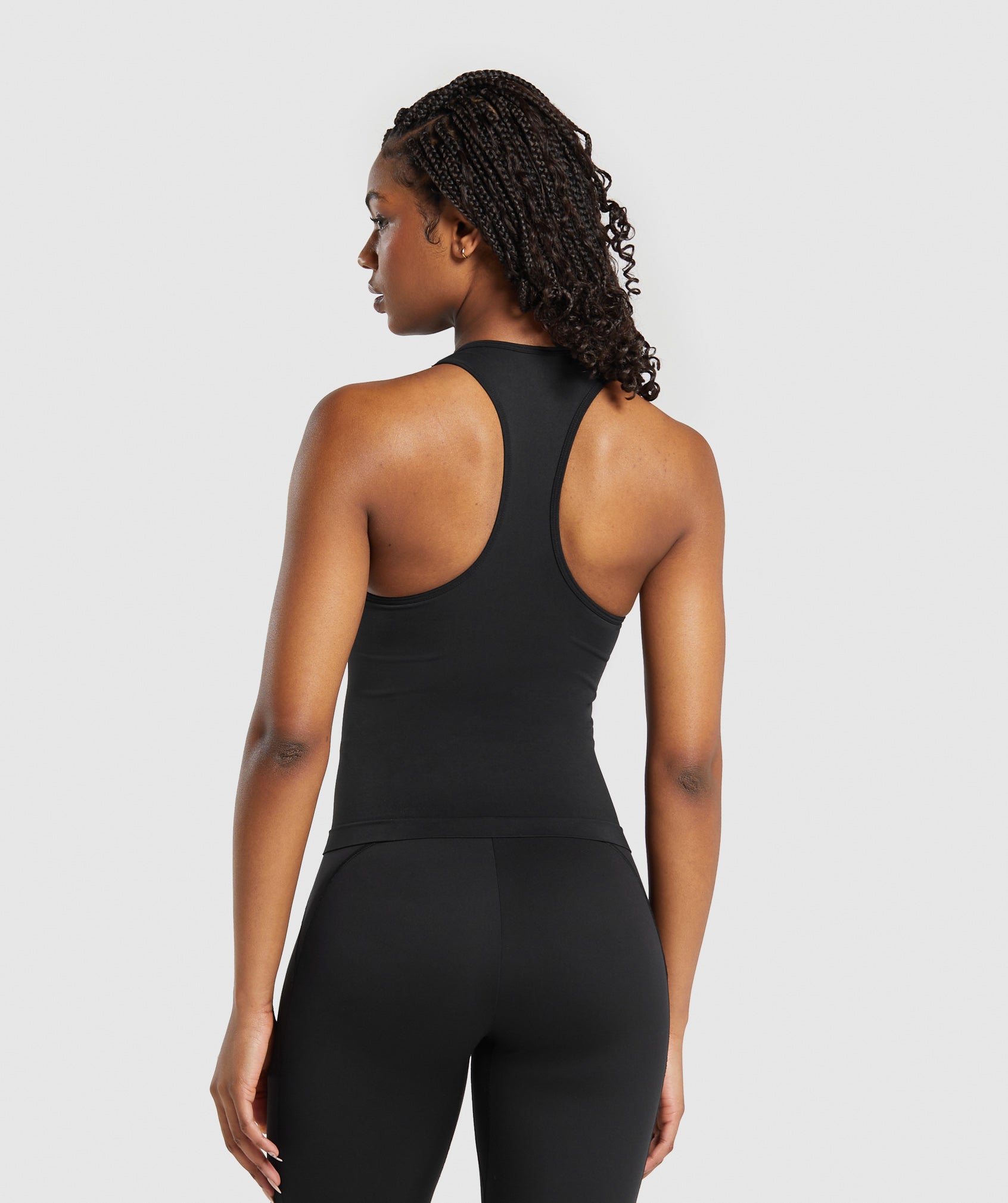 Everyday Seamless Tight Fit Tank - Black
