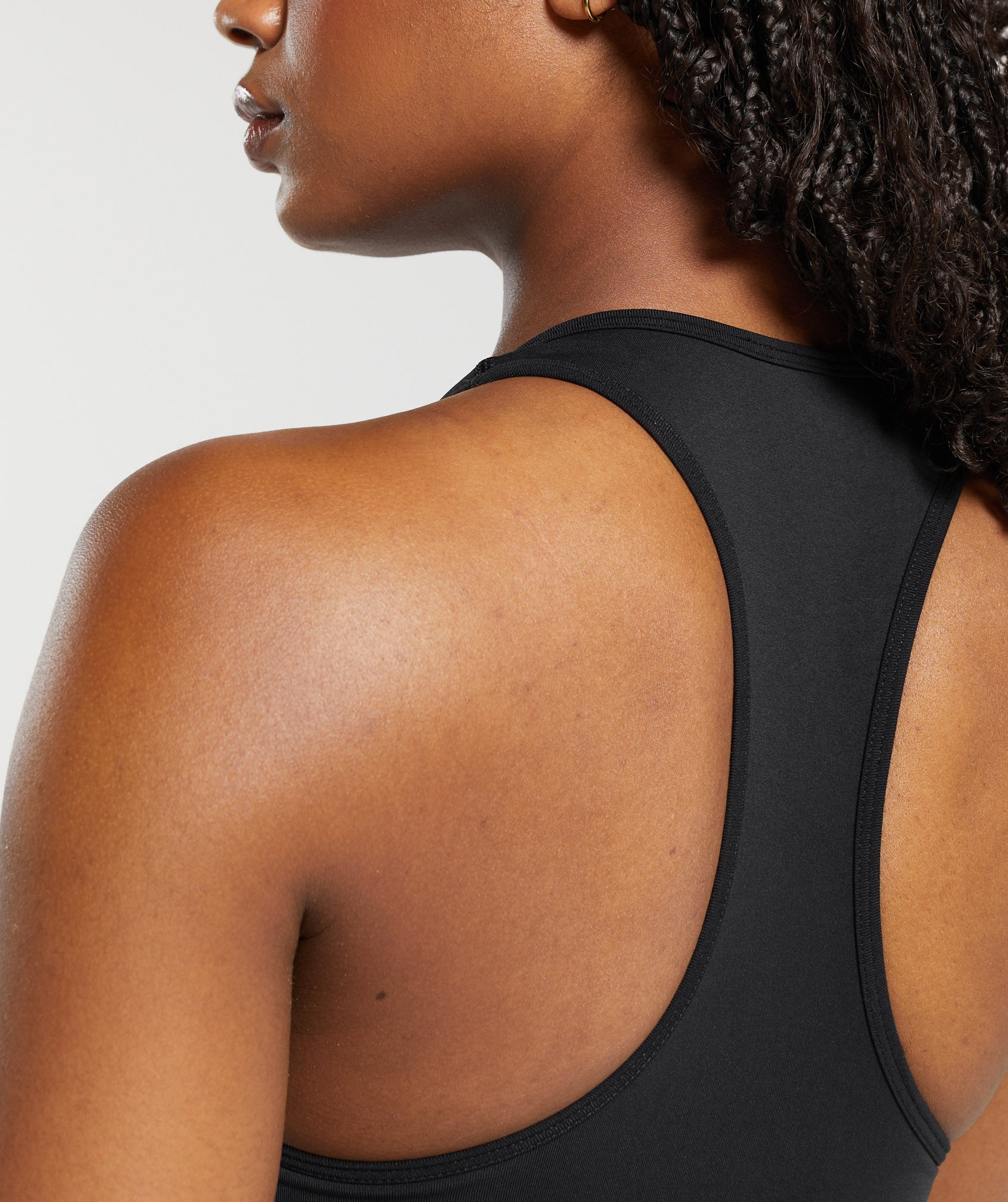 Everyday Seamless Tight Fit Tank - Black