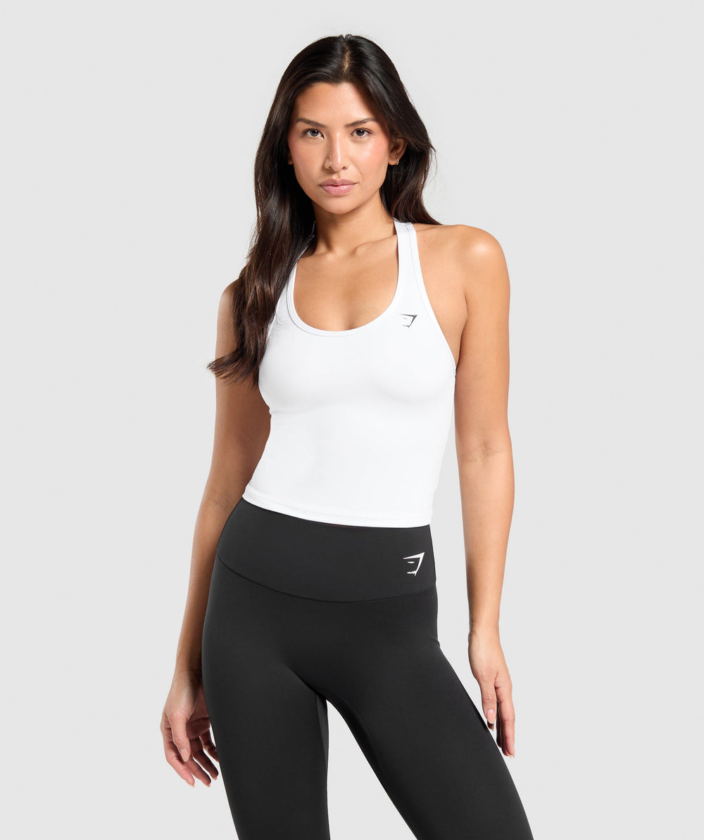 Training Racer Midi Tank - White