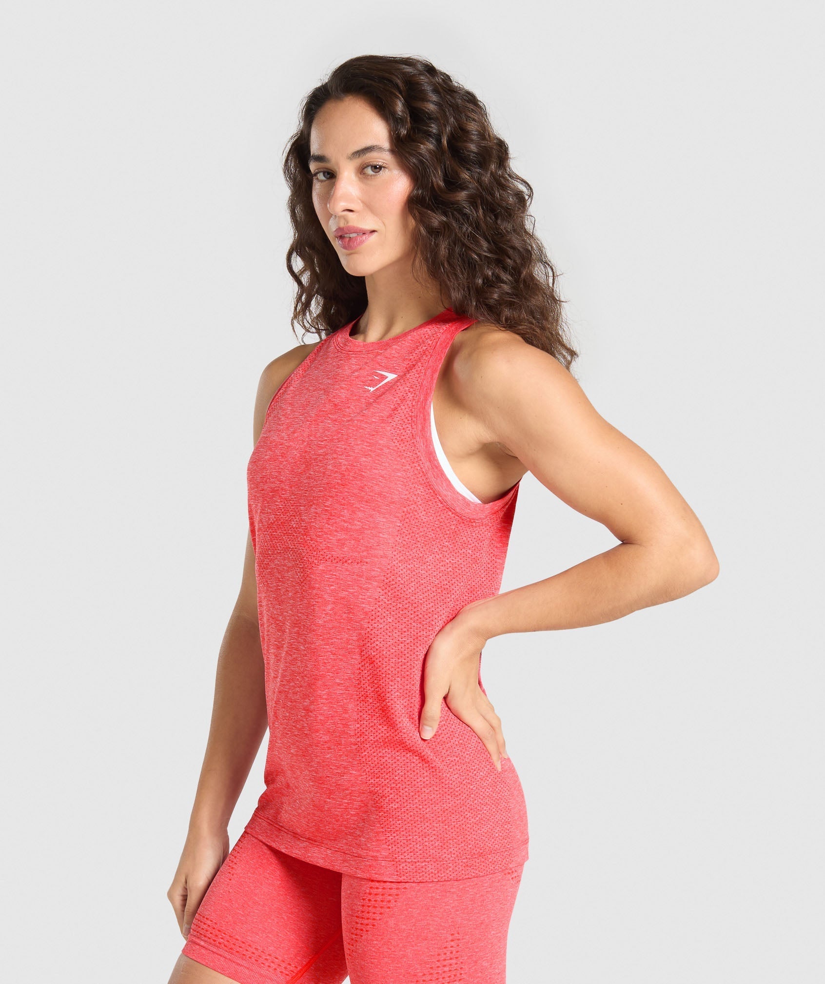Vital Light Tank - Coral Red Marl