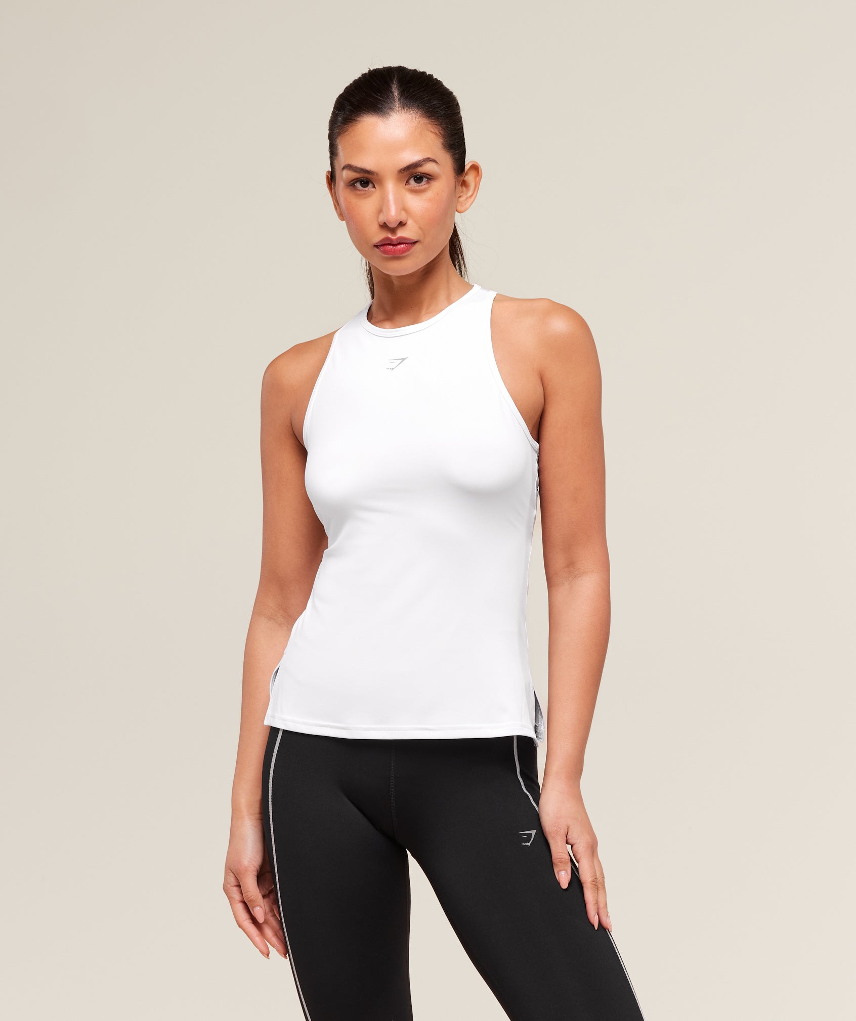 Running Back Vent Tank - White